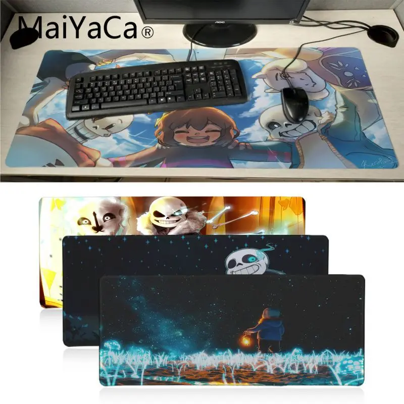 

Maiyaca Undertale game Office Mice Gamer Mouse Pad gaming mousepads Table Keyboard anime mouse pad gamer Speed Version desk mat