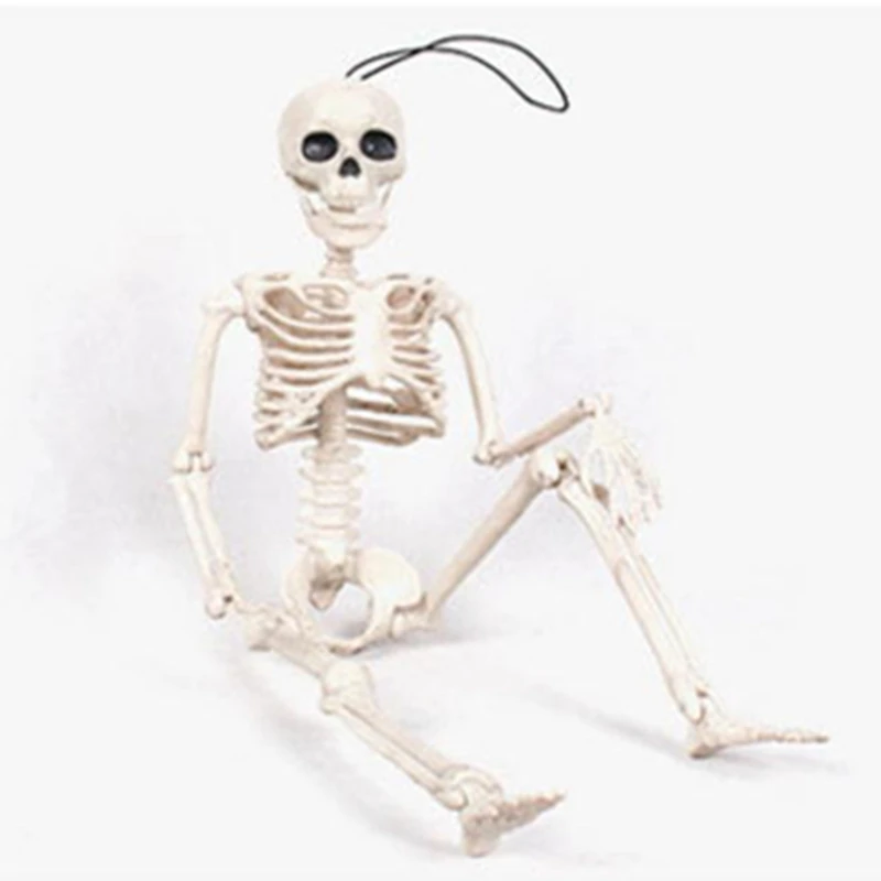 

40CM Flexible Human Anatomical Anatomy Bone Skeleton Model Medical Wholesale Medical Learn Aid Anatomy Art Sketch Halloween Deco
