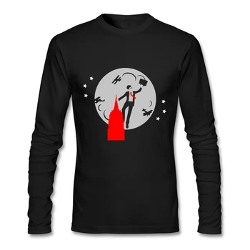 

New Coming 1% T-shirt Men Long Sleeved Cotton Crew Neck Shirt For Youth