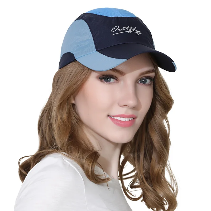 

Outfly Outdoor Sports su gan mao Lightweight Comfortable Non-Burden Punched Sheet Surface Joint Brim Hat Sun Hat