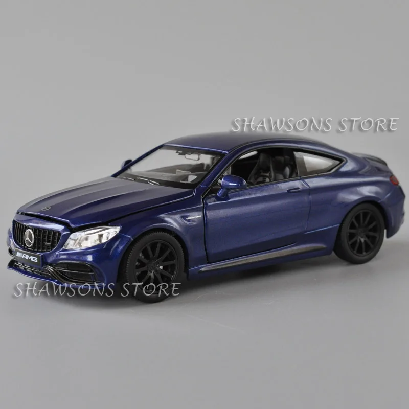 1:32 отлитый под давлением спортивный автомобиль модель игрушек C63S AMG Реплика со