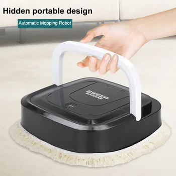 

Reusable USB Rechargeable Quiet Dust Collect Carpet Home Automatic Mopping Cleaning Robot Floor Sweeper Pet Hair Cloth Smart
