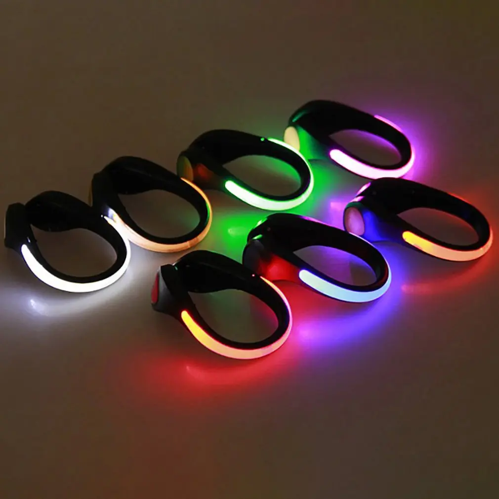 Fashion Led Shoes Clip Lights Sports Luminous Outdoor Safety Signal Warning Light Night Usb Charging For Running