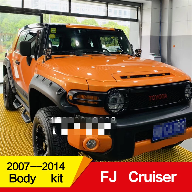 Подходит для Toyota FJ Cruiser Body kit fender 2007- год Воздухозаборники вентиляционные крышки автомобиля refitt широкий кузов аксессуары