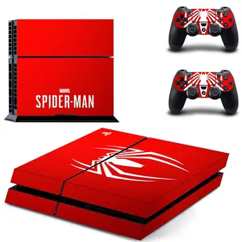 

Marvel Spiderman PS4 Stickers Play station 4 Skin Sticker Decals For PlayStation 4 PS4 Console and Controller Skins Vinyl