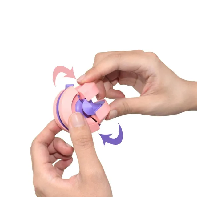 Fingertip Anti stress toy Rotating balls spinning Beans Fidget Toys educational rotation Relief Spin Bead Puzzles for Child Game 3