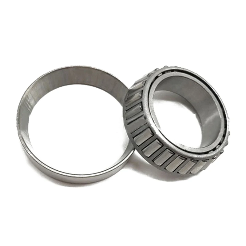 Single Row 15mm x 35mm x 12mm Tapered Roller Bearing 30202 Silver Tone