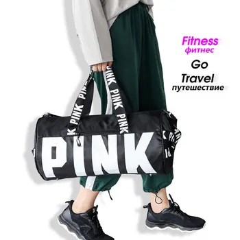 

Large Casual Sports Handbag Suitcase Women Men Waterproof Sports Bag Travel For Fitness Crossbody Gym Shoe Bag Laptop Back Pack