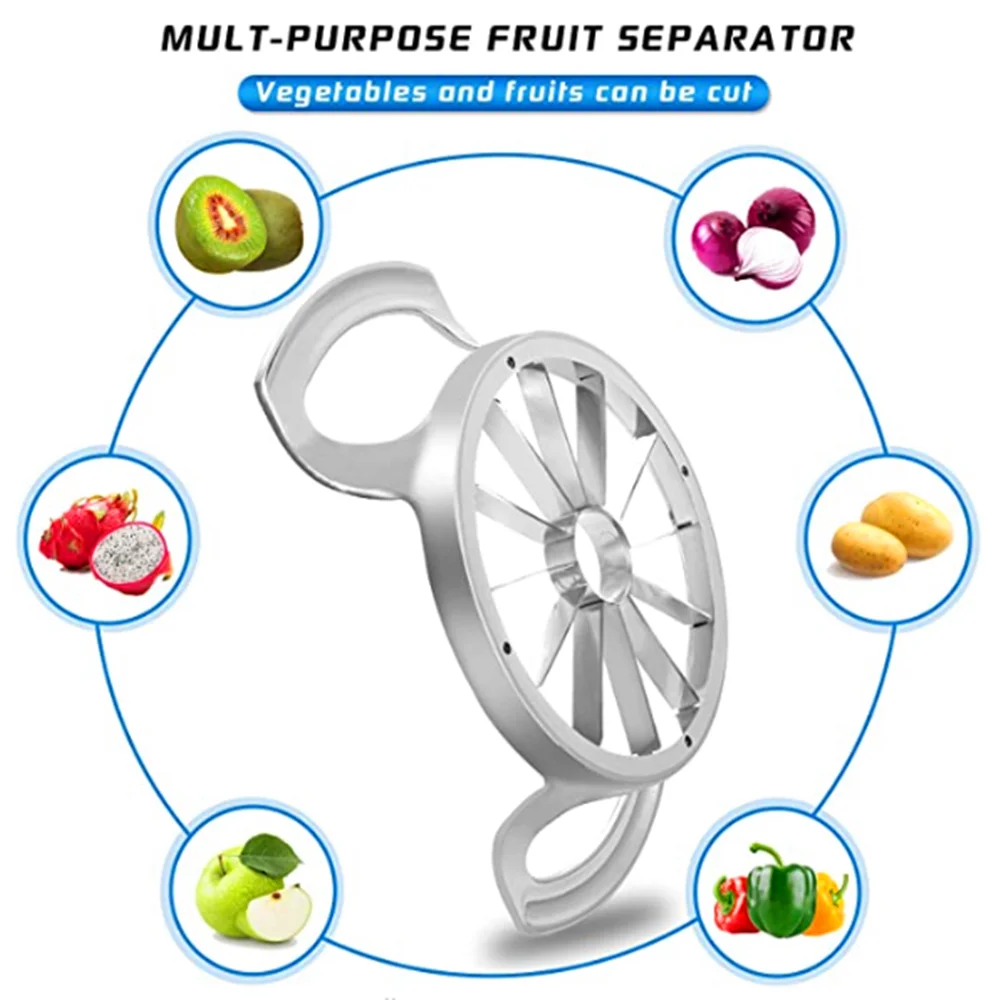 8/12 Blade Large Apple Cutter Slicer Stainless Steel Ultra-Sharp Fruit Corer Slicer Tools Kitchen Accessories fruit slicer
