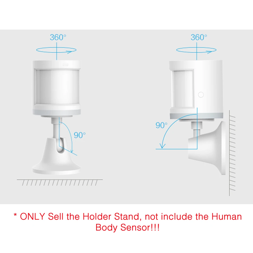 Aqara 360 градусов держатель датчика человеческого тела стенд свободное вращение только основание датчика движения