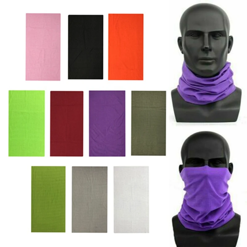 

Seamless Riding Magic Headscarf Flexible Scarf Sports Outdoor Solid Color Outdoor Supplies Hot Selling