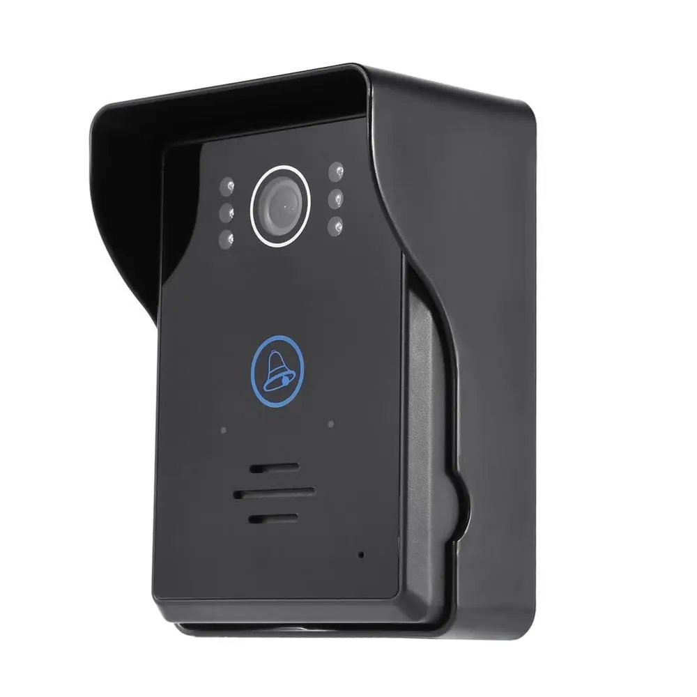 

Touch Key Motion Detection Video Doorbell Intercom with 2 Dingdong Doorbells ios/Android App Support Wifi Video Door Phone