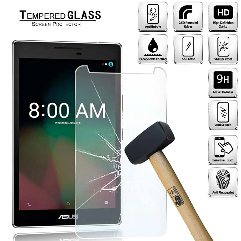 

Tablet Tempered Glass Screen Protector Cover for Asus ZenPad 7.0 M700KL M700C Z370CG Anti-scratch Tablet Computer Tempered Film