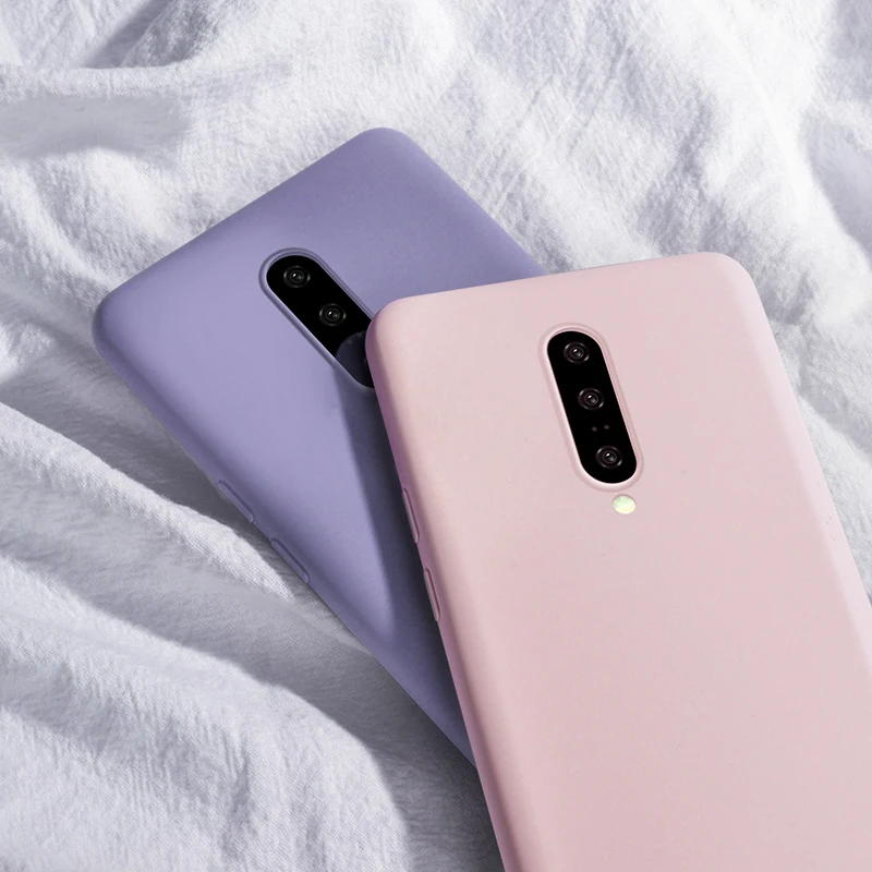 Оригинальные чехлы из жидкого силикона для телефона Oneplus 6 6T 5 5T 8 T Роскошный чехол