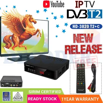 

DVB-T2 HEVC 265 Receiver Satellite Wifi Free Digital TV Box DVB T2 DVBT2 Tuner DVB C IPTV M3u Youtube English Manual Set Top Box