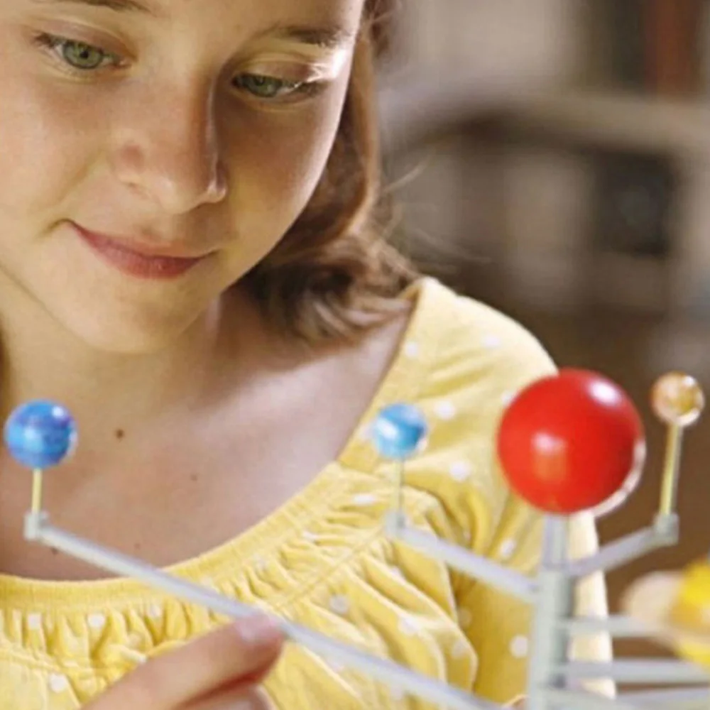 Солнечный Системы модель девять планет комплект Пособия по астрономии картины модели науки планетарий с мячом Развивающие игрушки для детей
