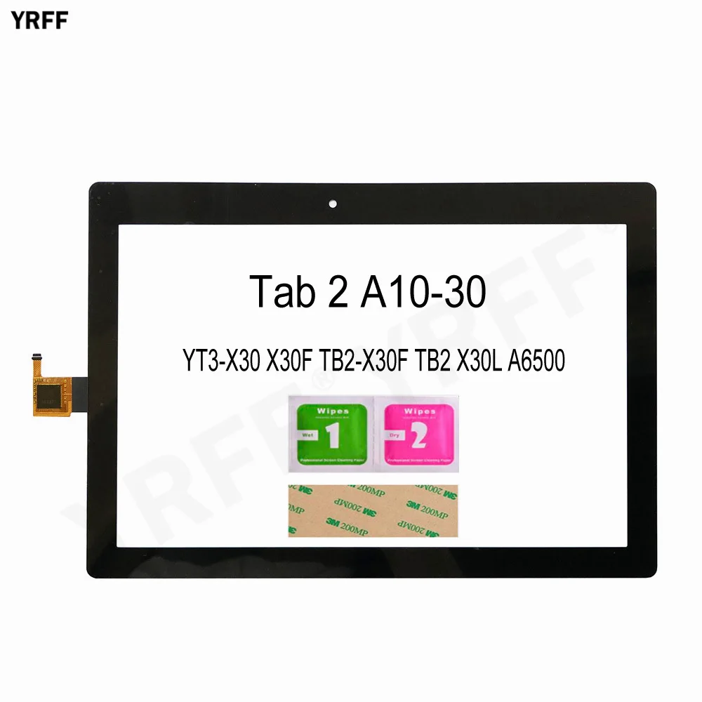 

New Screen For Lenovo Tab 2 A10-30 YT3-X30 X30F TB2-X30F tb2-x30l a6500 Touch Screen Digitizer Glass Panel