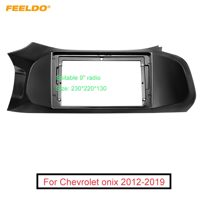 

Автомагнитола FEELDO 2Din, панель Fascia Для Chevrolet Onix, установка 9 дюймов, DVD, большой экран, пластиковый комплект крепления для приборной панели