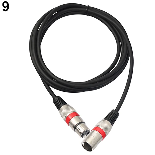 XLR штекер Женский 3 pin микрофон экранированный микрофонный кабель аудио удлинитель шик