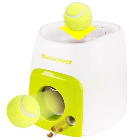 

3 In 1 Dog Trainings Machine Intelligence Training/Feeding/Toy Device Pet Smart Tennis Feeding Reward Machine Dog Interact Sets