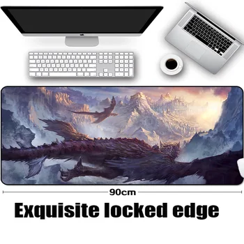 

The Big Size Mousepad 400x900MM and 400x800MM or More Choice Dragon Pattern Mouse Pad Creative Pc Computer Table Mats
