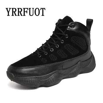 

Vogue Fashion Sneakers For Men New Thick Bottom Trend Men Casual Shoes Brand Pop Tide Lace-up Non-slip Walking Shoes Men Shoes