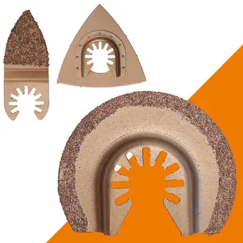 

6pcs/set Oscillating Saw Cutter Masonry Universal Durable For Tile Mortar Grinding Tool Hard Carbide Mixed Multitool Concrete