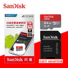 sandisk Ultra Micro SD 128 Гб 64 ГБ 32 ГБ 16 ГБ Micro SD карта SD/TF флеш-карта памяти microSD для смартфона