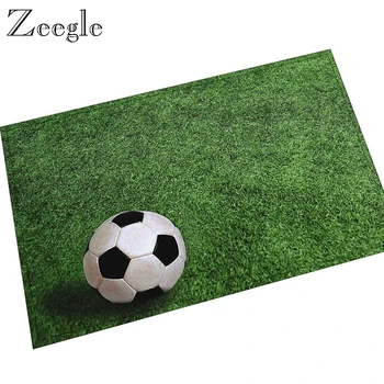 

Zeegle Funny Doormat Green Carpet for Living Room Non-slip Mats Bedroom Carpet for Children Absorbent Floor Mats Microfiber Rug