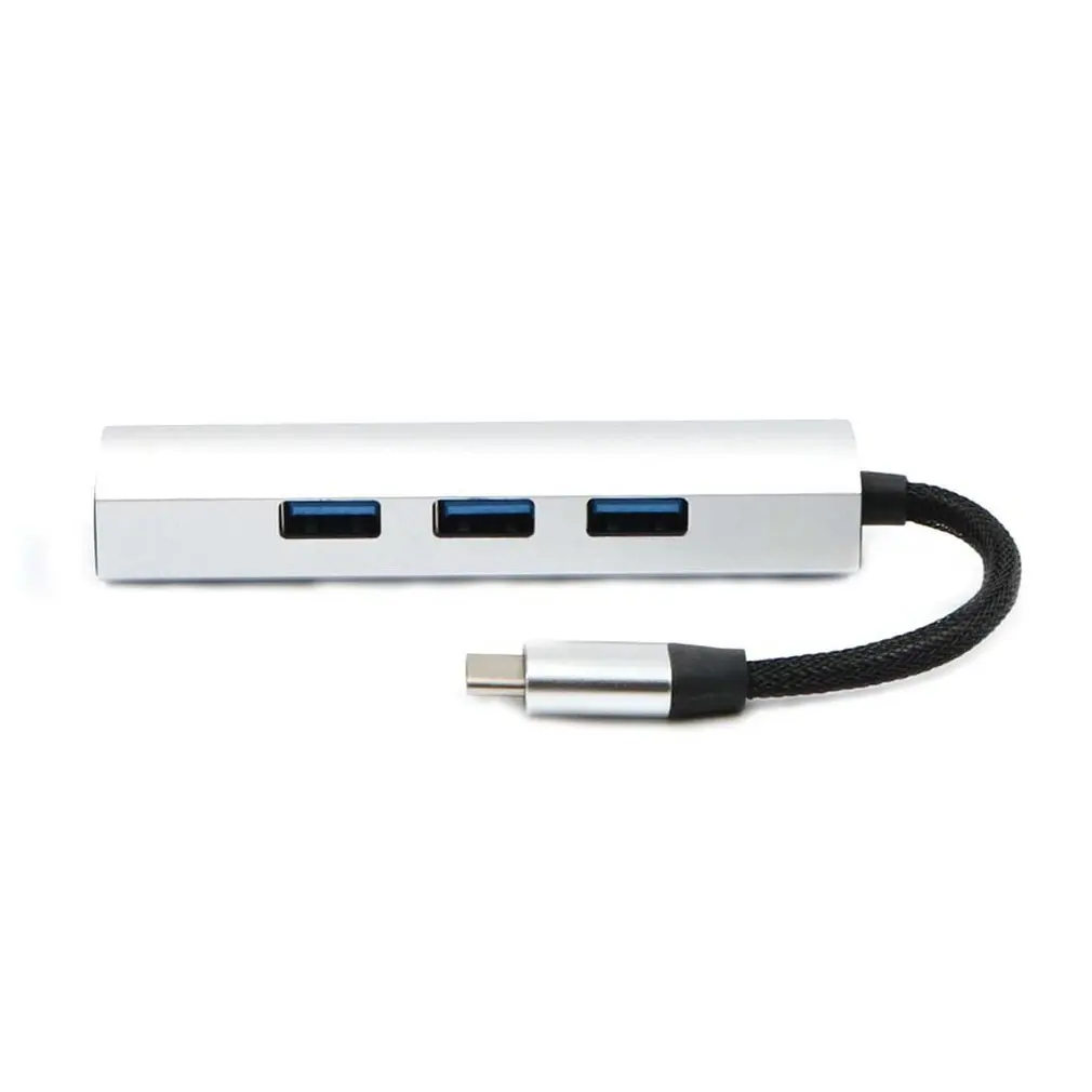 

USB 3.0 Hub High Speed USB3.0 to RJ45 Ethernet Adapter USB Splitter 1000 Mbps Network Card for Macbook Laptop PC Tablet