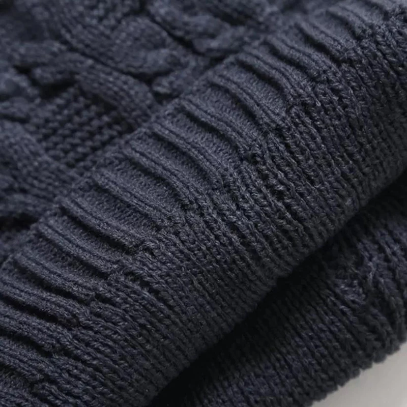 Вязанная шапка в стиле хип-хоп для женщин и мужчин, зимняя теплая Повседневная громоздкая шапка, вязаная крючком Лыжная шапка, женская мягкая акриловая мешковатая шапка Skullies Beanies