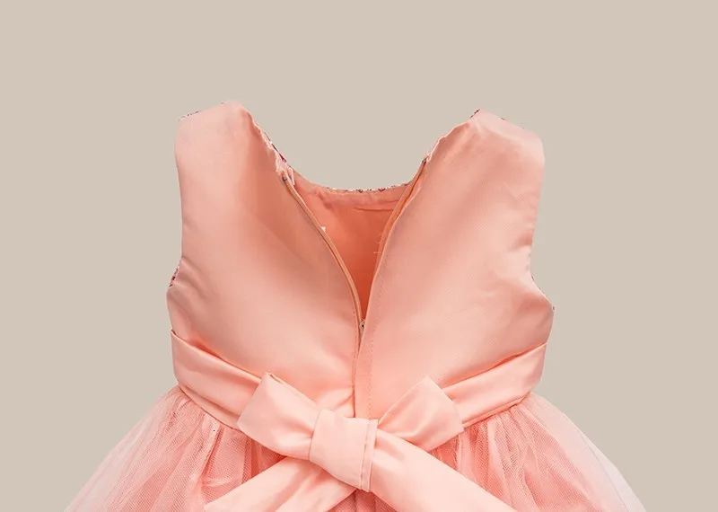 VIMIKID/Новинка; модное платье с блестками и цветочным рисунком для вечеринки, дня рождения, свадьбы; одежда принцессы для маленьких девочек; Детские платья