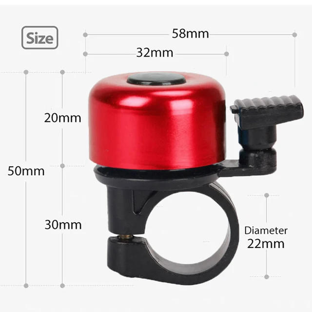 1 Pc Sport Bike Mountain Road Cycling Bell Ring Metal Horn Safety Warning Alarm Bicycle Outdoor Protective Cycle Accessories 6