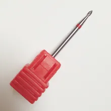 Промо-акция! 1 шт. красный = тонкое твердосплавное сверло для ногтей инструменты для очистки кутикулы пилки для ногтей, H01603