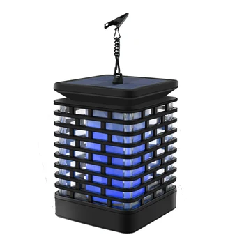 

Yard Outdoor Solar Powered Color Changing Garden Flame Lamp Pathway Led Wall Flickering Waterproof Landscape Hanging Light Torch
