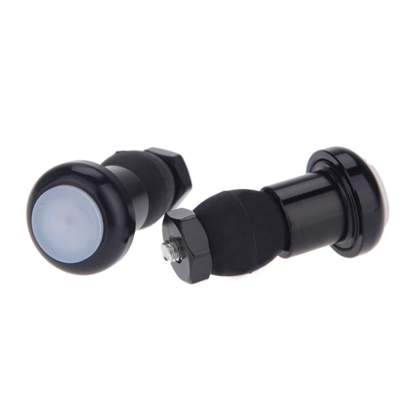 

1 Pair Bicycle LED Turn Signal Light Cycling Safety Bike Handlebar Lamp Flashlight Aluminum Alloy black
