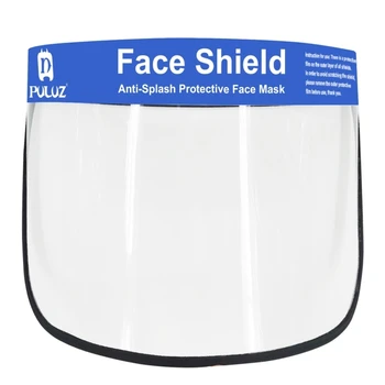 

Retail PULUZ Transparent Face Guard Spittle Prevention Masks Anti-Splash Protective Mask Cooking Face Covers