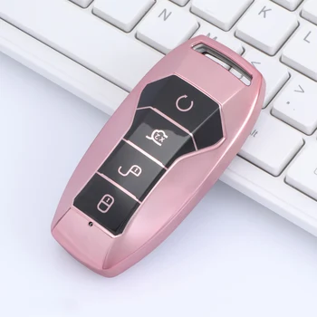 

TPU car key case For BYD Tang DM 2018 Auto Car Key Shell Case Cover Holder Key Shell Protector Key Case Chains Key Cover Fob
