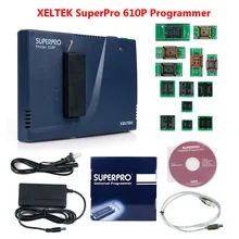 XELTEK USB Superpro 610P Универсальный программатор высокоскоростное устройство с 48 универсальными Pin-драйверами