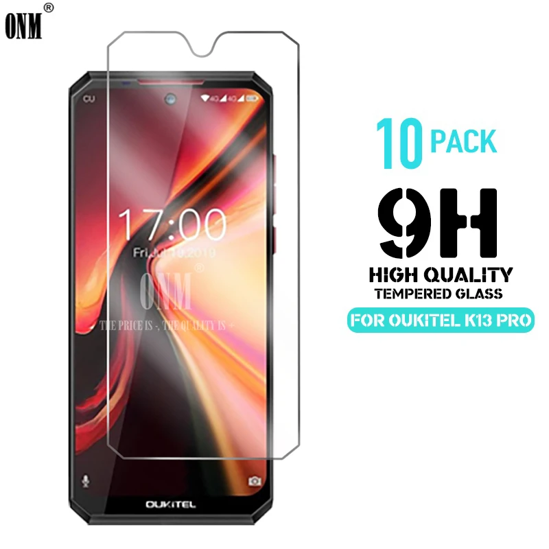 Закаленное стекло для OUKITEL K13 PRO 10 шт. защита экрана Премиум профессиональная