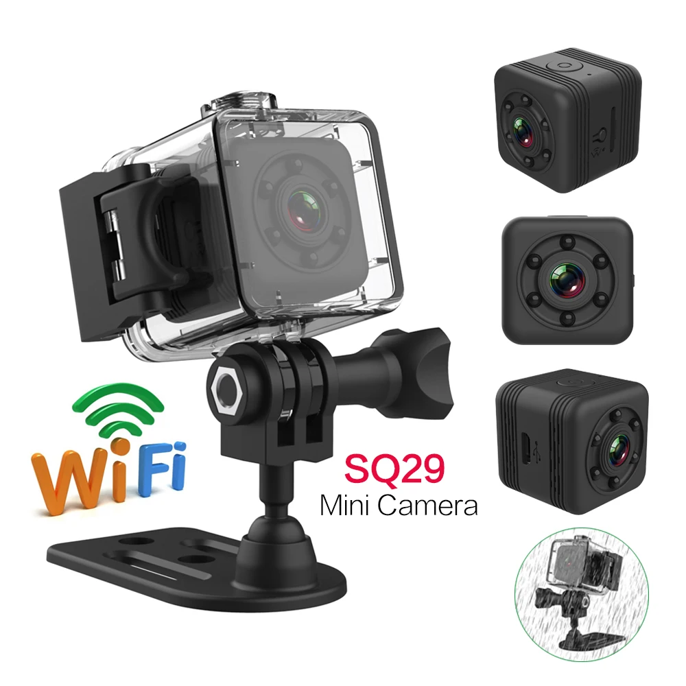 Новая ip камера SQ29 HD WIFI мини с магнитным корпусом микро ночного видения