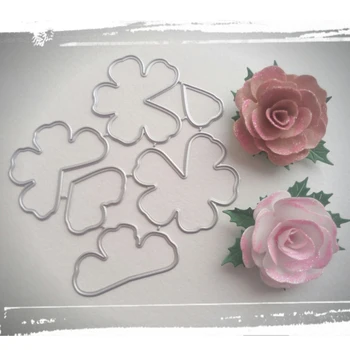 

Beautiful Flowers cutting die bow template DIY scrapbook metal cutting die paper card process embossing folder template-4301