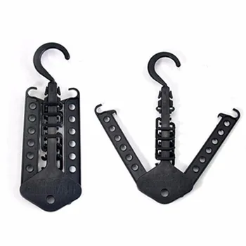 

Hanger Rack Clothes Space Saver Folding Hanger Multifunctional Magic Clothes Rack for Clothes Closet Organizer New Arrival Black