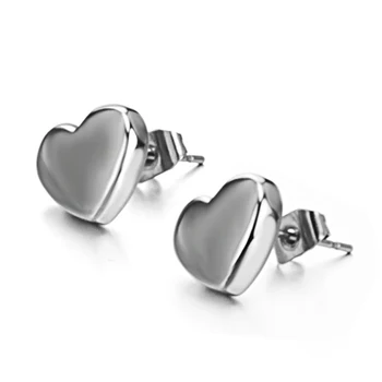 

SHOWTIME earrings for women stud earrings heart stainless steel kpop earings fashion 2020 e-girl small gothic korean cute luxury