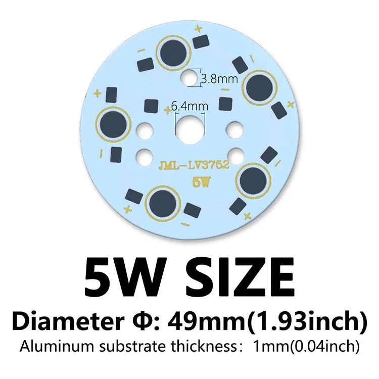 TOPINCN Dissipatore Di Calore In Alluminio Per LED E Computer – 100x100x18mm, 16 Alette – Raffreddamento Elettronico