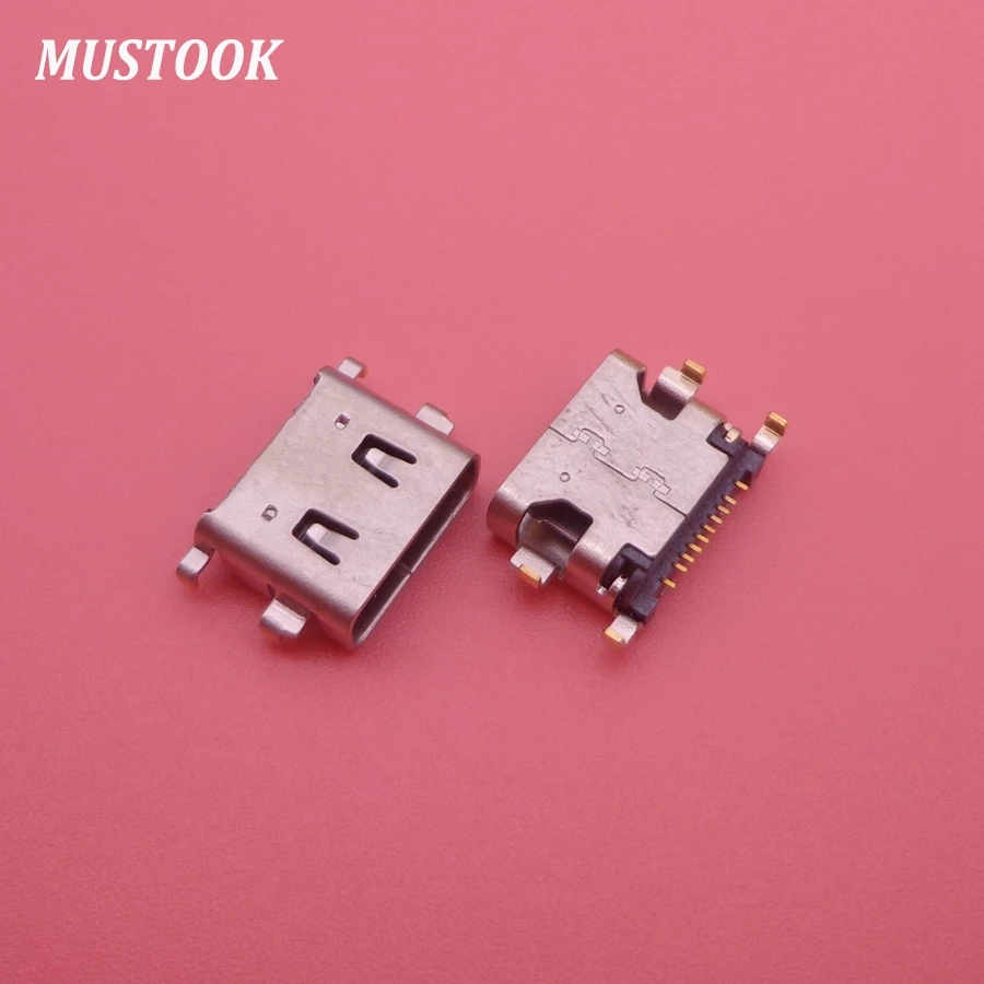 

50pcs Micro USB charging port charger connector socket power jack for MOTO M XT1662 E3 XT1706 port dock plug replacement repair