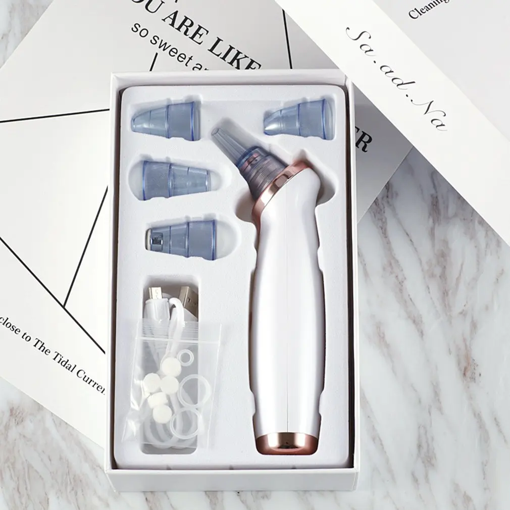 Blackhead Skin Care Face Deep Pore Acne Pimple Removal Dropshipping Vacuum Suction Facial Diamond Beauty Tool