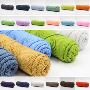 

100g/roll Wool Roving Scarf Knit Wool Yarn Thickness Warm Hat Household Crochet Yarn Lana Knitting Cotton Weave Thread