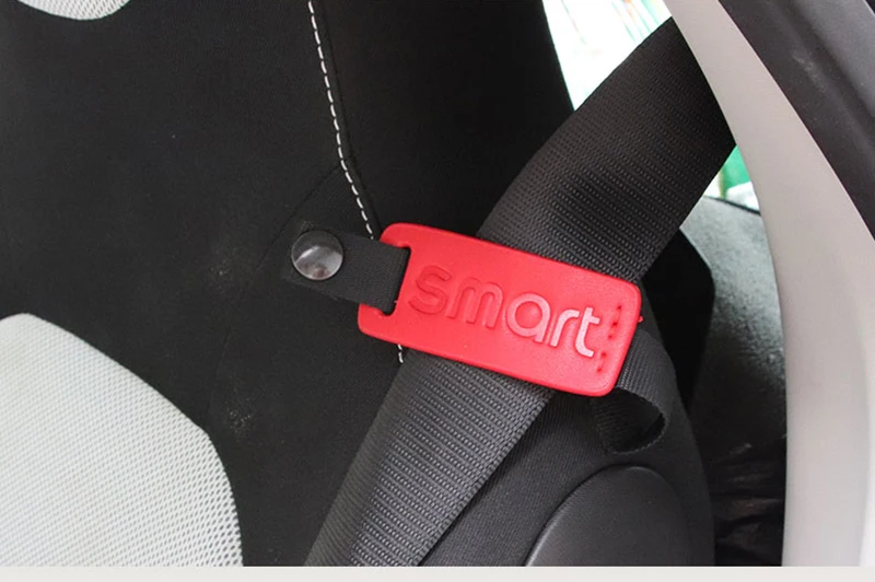 Кожаный Автомобильный держатель ремня безопасности для Smart Fortwo ForFour 453- защита сиденья водителя шеи авто аксессуары для интерьера