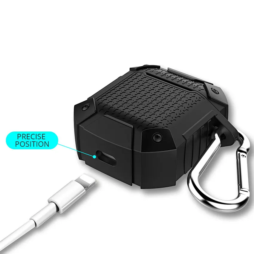 Earphone Case For AirPods Wireless Bluetooth Headset cover silicon For Air Pods Charging Box